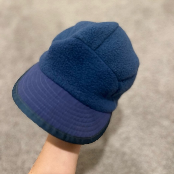 Patagonia Vintage 90’s Duckbill Hat Synchila Fleece Earflap Made in USA , M - Picture 10 of 17